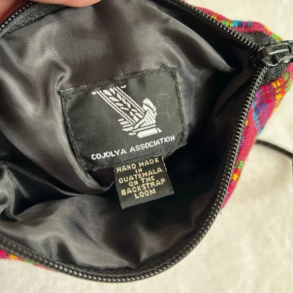 Handwoven Crossbody Bag Guatemalan Fringe Purse